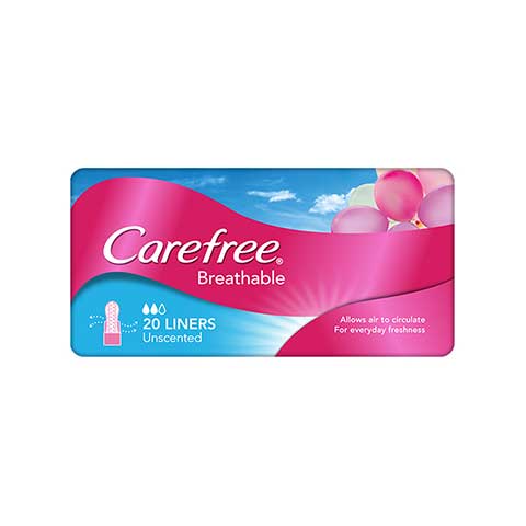 CAREFREE BREATHABLE UNSCENT3X20S